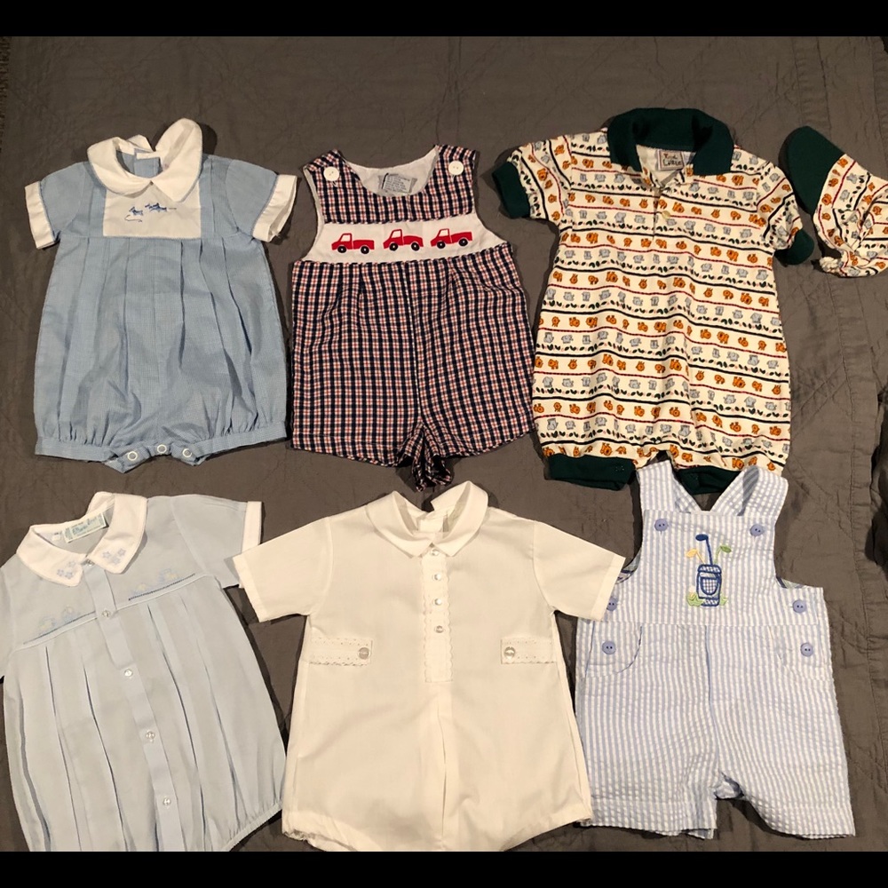 Vintage baby boy bundle 6 months